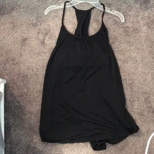 Lululemon Black tank with built in sports bra